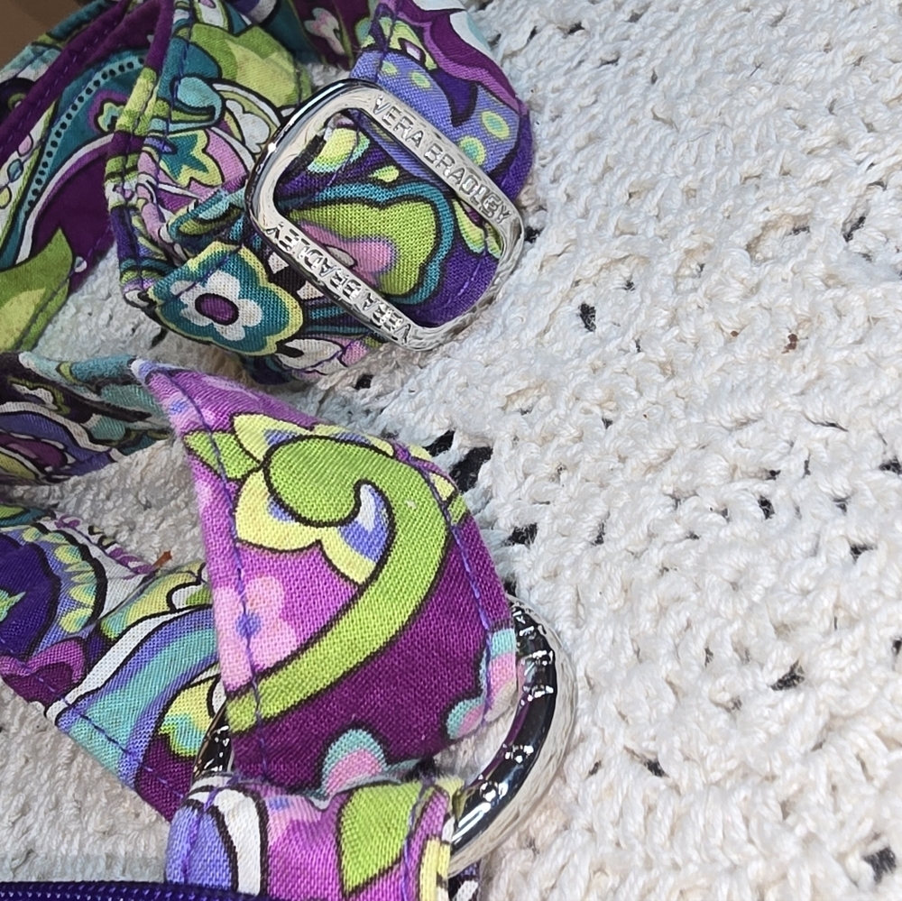 Vera Bradley Purple Paisley Bag, NWOT - Picture 6 of 12